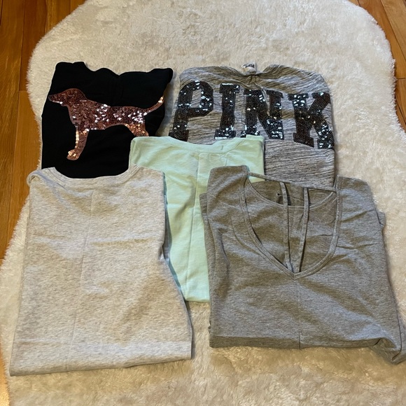 5 US S and US XS shirts from VS pink - Picture 2 of 11